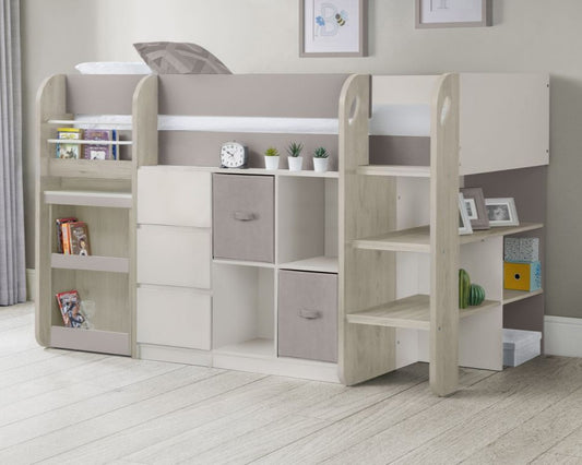 Julian Bowen Saturn Midsleeper Taupe Packed Up-Better Bed Company 