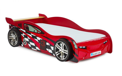 Julian Bowen Scorpion Single Red Racer Bed Frame