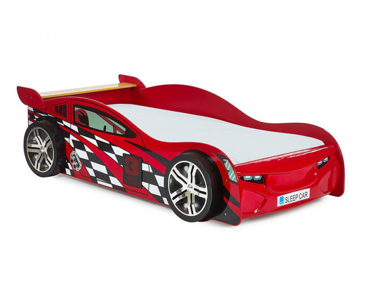 Julian Bowen Scorpion Single Red Racer Bed Frame