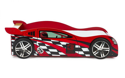 Julian Bowen Scorpion Single Red Racer Bed Frame