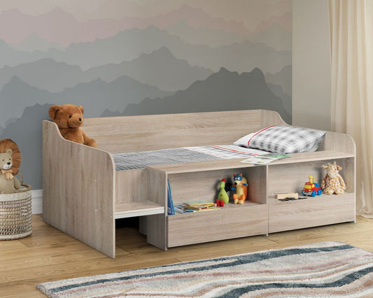 Julian Bowen Stella Low Sleeper Bed Oak-Better Bed Company